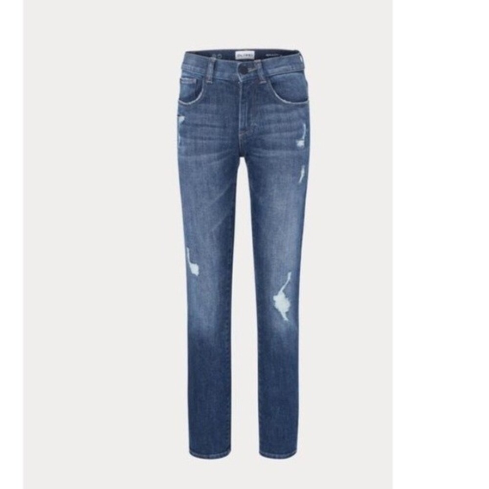DL1961 Hawke Distressed Skinny Jeans in Rebel 16